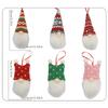 Nordic Style Knitted Doll Pendant Knitted Fabric Xmas Tree Hanging  Christmas Party