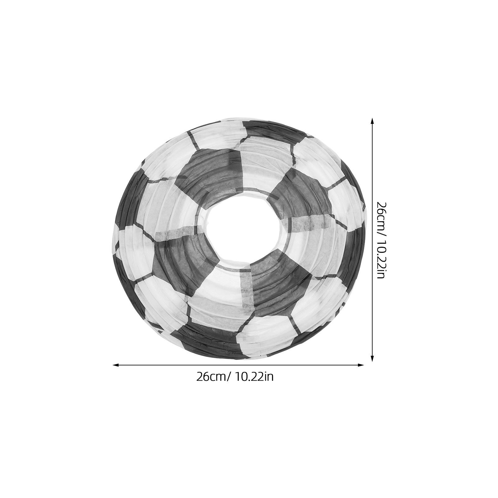 

Football Themed Paper Lanterns DIY Decoration Craft Kit Educational Safe Odorless Material for Holiday Festival Classroom other