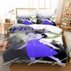 3D Anime Heidi, Girl of the Alps Bedding Set Printed Bed Set Duvet Cover Sheet Pillowcase Soft Quilt Cover Full Queen King Size