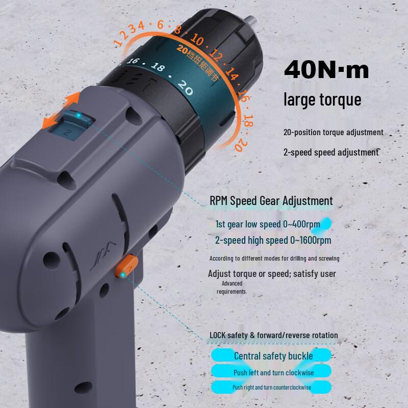 JiMi Home & Professional Multi-Functional Tool Kits CN plug (adapter included)
