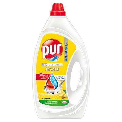 Pur Professional Power Lemon Dishwashing Liquid 4 1 Pc
