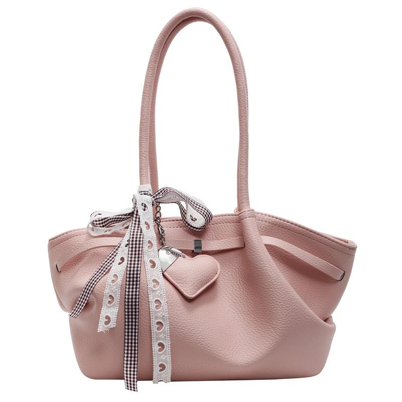 Advanced Handheld Bucket Bag for Women, New Korean Style Fashion Casual Shoulder Bag, Trendy Commuting Women's Bag