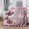 1pc Mom's Love Blanket Soft Cozy Lightweight for Travel Camping Picnics Sofa Office Bed Living Room Perfect Gift for Friends and Family
