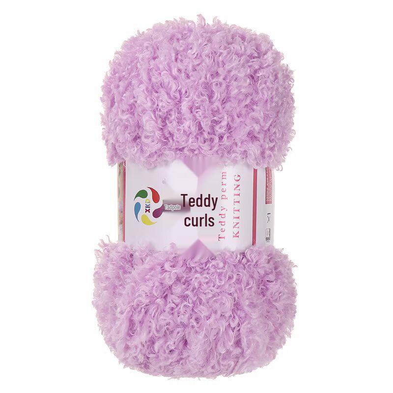 

Пряжа из кудрявой петлевой шерсти тедди: Пряжа для вязания крючком и спицами ручной работы для шарфов и кукол