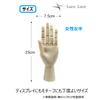 LuceLuce Hand Mannequin, Hand Model, Drawing Doll, Wooden Model Hand, Posable, Articulated, Realistic, Female, Left Hand