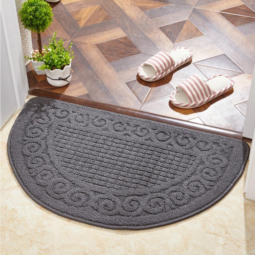 Home Semi-circular Floor Carpet Floor Mat Household Non-slip Bathroom Door Mat