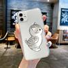 Funny Cartoon Cat Lover Couple Phone Case For Samsung Galaxy S24 S23 S22 S25 Ultra Plus Cover for Galaxy S23+ S24+ S25+ Shell