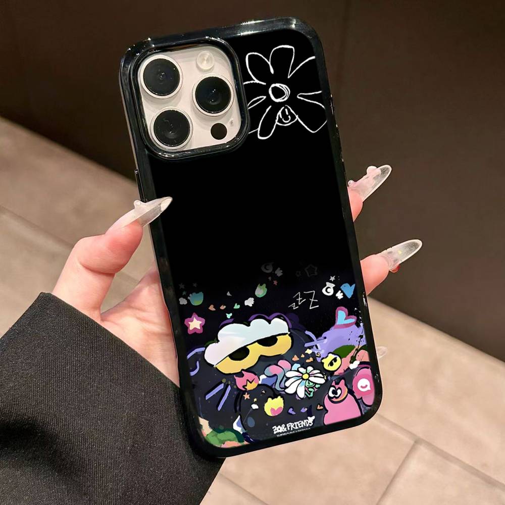 Cute Z-ZO Friends For IPhone 17 16 15 14 13 12 11 Mini Pro Max Plus PC+TPU Back Phone Cover