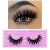 FOXESJI 3D Mink False Eyelashes Fluffy High Volume Eye Lashes Natural Wispy Full Strip Mink Eyelash Extension Bulk Lash Makeup
