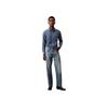 Calvin Klein Denim Button-Down Pointed Collar Comfortable Casual Long Sleeve Shirt Men shirts Vintage-Indigo 40EM774-450