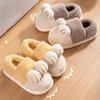 Bag heel cotton slippers men's winter cat claw home new outer wear velvet warm winter wool cotton shoes women