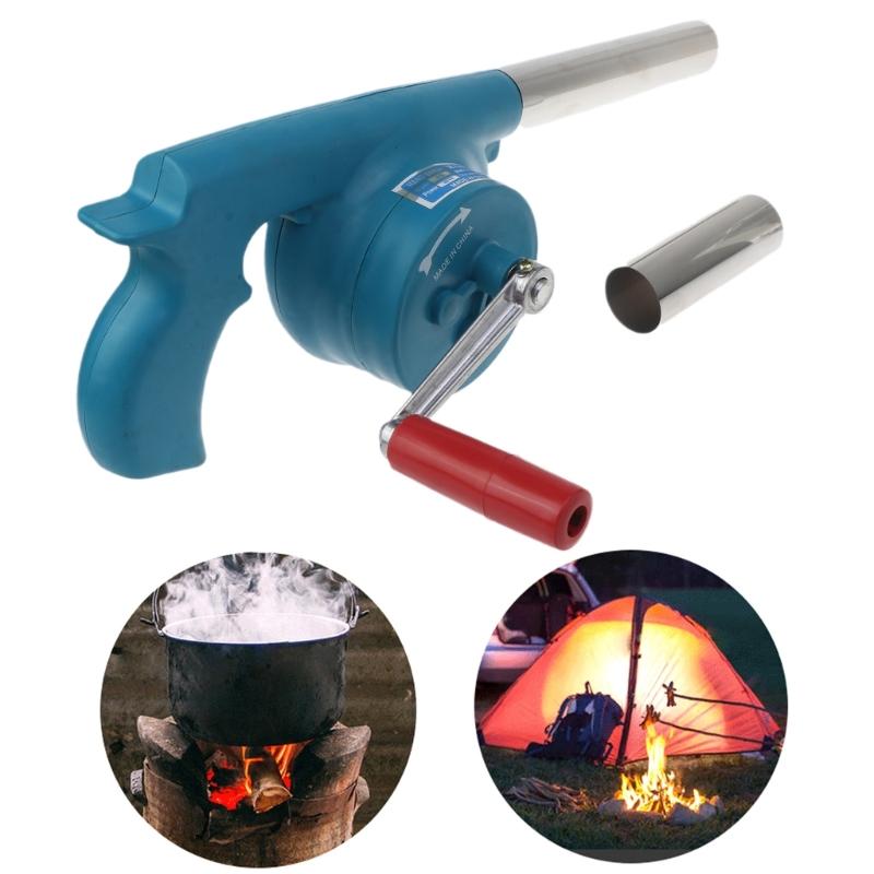 Portable Handheld Blower BBQ Fan Fire Starter for Outdoor Camping Barbecue Picnic BBQ Cooking Grills Tool