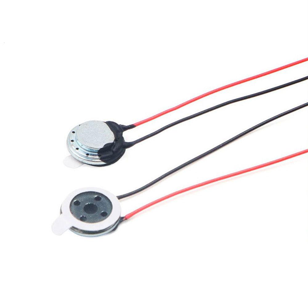 5PCS Ultra-thin 8Ohm 0.5W Round Speaker 10mm Diameter Mini Loudspeaker 10×3.5MM for Mobile Phone Repair Audio DIY