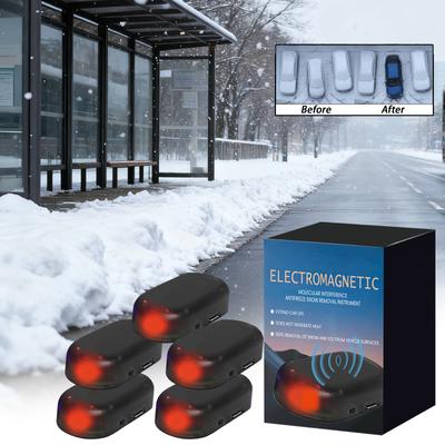 3/4/5 PC Electromagnetic Molecular Interference Antifreeze Snow Removal Instrument Snow Coverage Car Window Glass In Winter