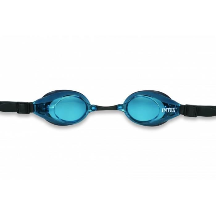 Lunettes de natation - INTEX - Modèle aléatoire - Silicone - Anti buée - Protection UV