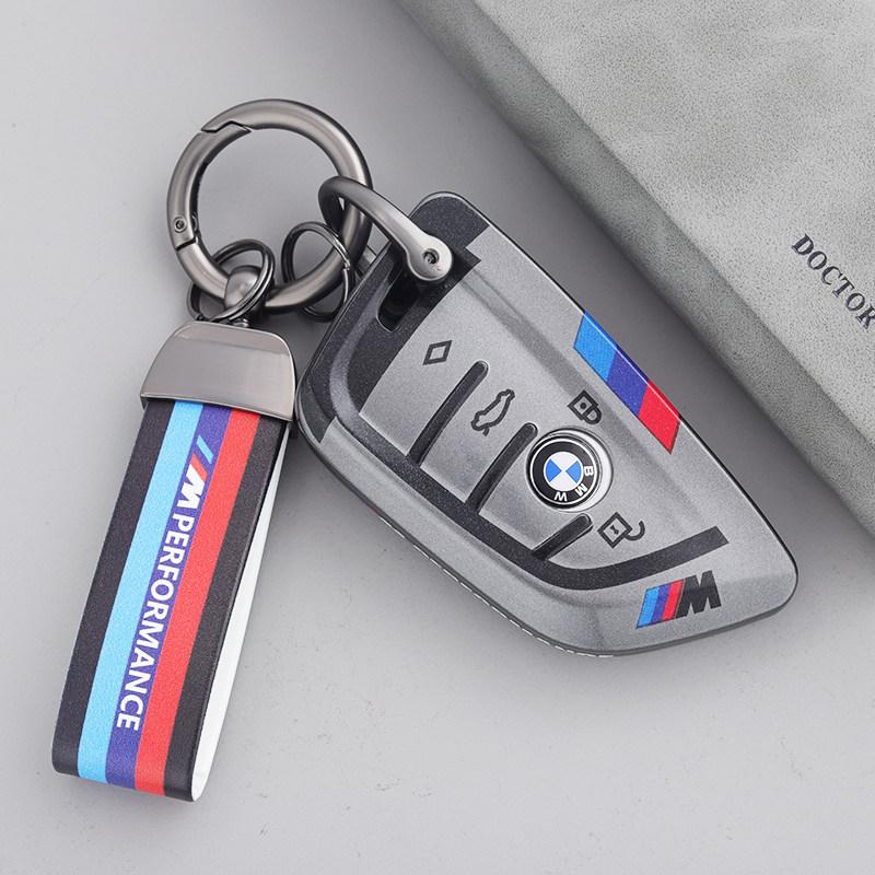 Autoschlüsseletui Abdeckung Tasche für BMW F20 G20 G30 X1 X3 X4 X5 G05 X6 X7 G11 F15 F16 G01 G02 F48 Zubehör Halter Shell Schlüsselanhänger