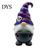 Small Resin Elf Sculptures Halloween Gnome Ornament, Spooky Faceless Figurine, Unique Whimsical Fall Table Decorations for Home Indoor Outdoor