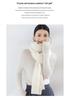 Women's 100% Pure Cashmere Hollow Knit Shawl, Versatile Solid Color Scarves, New Fashion Warm Wrap