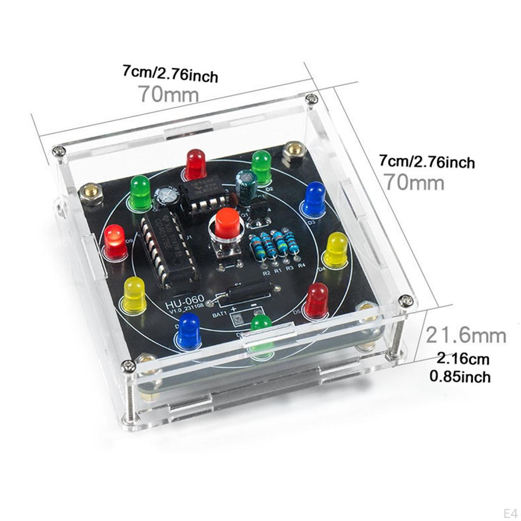 Kit DIY Electronic Ruletă Norocoasă Placă de Antrenament Electronic Suită Rotativă Componentă Lipire