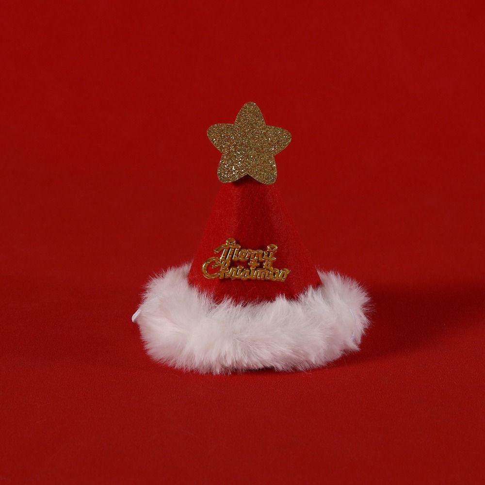 2Pcs Cute Kitten Dress Up Accessories Christmas Tree Dog Headwear Party Supplies