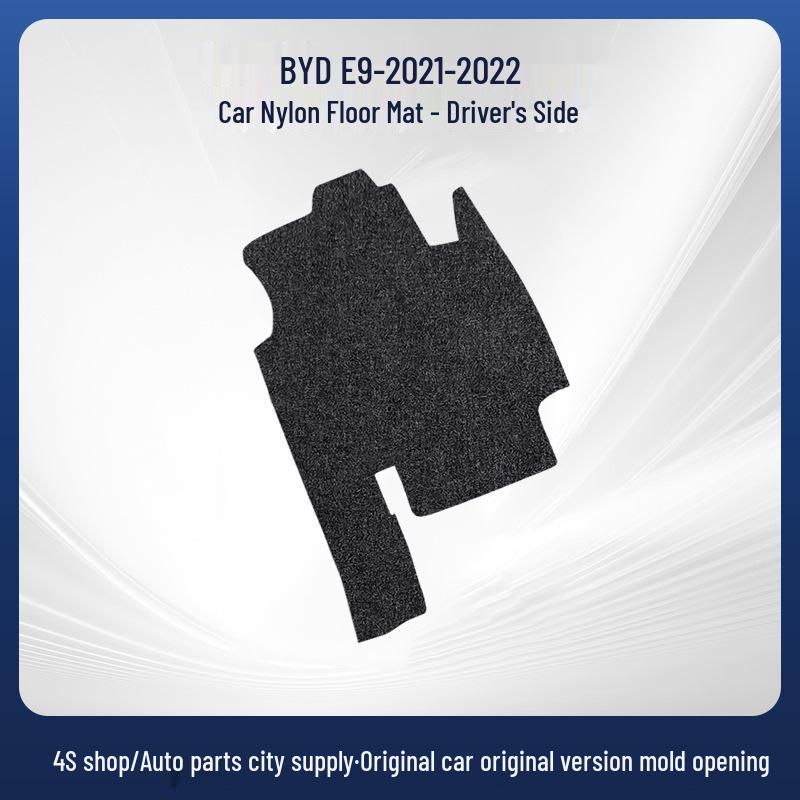 Durable Floor & Trunk Mats for BYD E9-21-22 Models - Thickened, Wear-Resistant Nylon