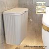 JINGRUIXIANG Wall-Mounted Narrow Gap Trash Can with Lid