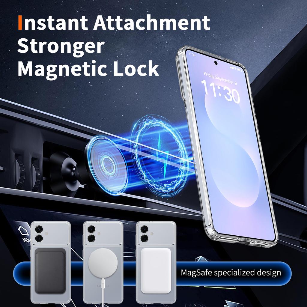 S25 Ultra Transparent Mobile Phone Case S26Edge Simple Style S23plus Anti-fall Case S24