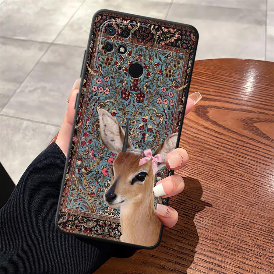

Чехол для Xiaomi Redmi A3 A1 A2 Plus 13C 14C A4 9 10 A5 12C K40 K80 Pro Funda Чехол для телефона Персидский ковер Цветочный узор Redmi A2+