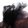Fashion Scarecrows Witch Hat Gears Feather Goth Headwear Steampunk Hair Clip  Headgear
