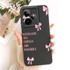 Cartoon Cat Painting Phone Case For Realme GT 7 7T GT 8 Pro  2 Pro GT5 Neo GT3 GT2 Cover Soft Matte Silicone Daisy Flower Bow