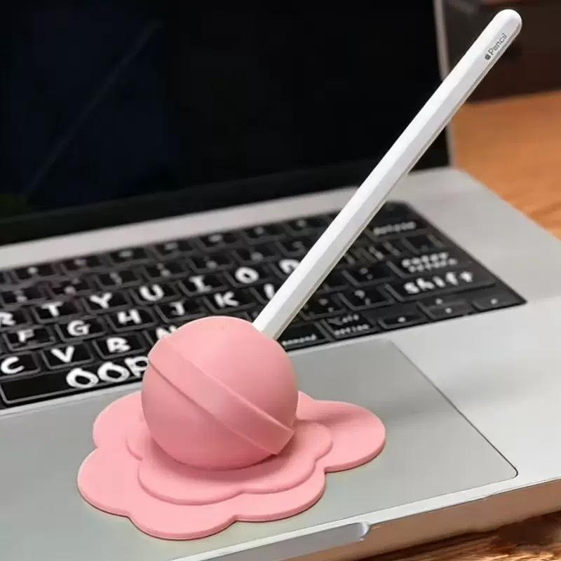 3D Printed Lollipop Pen Holder Cute Aesthetic Desk Organizer Portable Stationery Storage for Home Office School Kids Gift