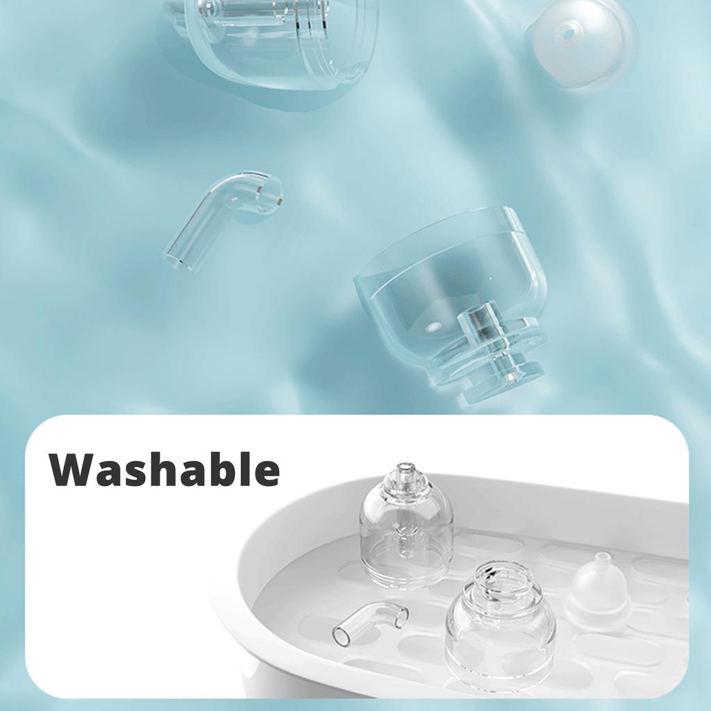 Nasenreiniger Baby Nasensauger Aspirator Handpumpe Nasensauger Reiniger Nasenreinigungsgerät für 0-3 Jahre Neugeborene