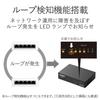 ELECOM EHC-G05MN-HJB Gigabit 5-Port Switching Hub with Magnet, Built-in Power Supply, Metal Housing