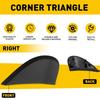 Right Side Mirror Flags Molding Cover Strip 2009- Fit For Dodge Journey