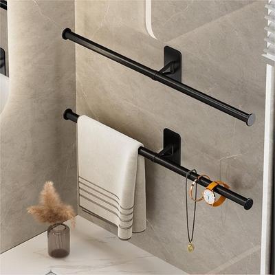 35/45/55cm Havlu Askısı Havlu Askısı Banyo Havlusu Tutucu Duvar Askısı Havlu Barları Alüminyum Banyo Rafı Mutfak Depolama Rafı