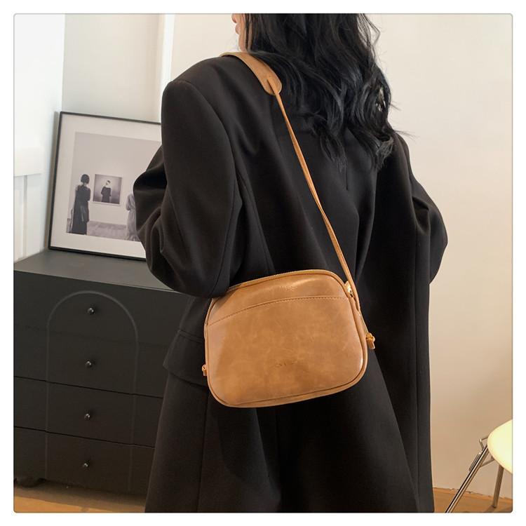 IELGY Small Square Bag Fashion Simple Large-Capacity One-Shoulder Messenger Casual Trendy Shoul