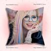 Singer A-Avril R-Ramona Pillow Covers Cartoon Sofa Decorative Home Double-sided Printing Short Plush Cute Cushion Cover