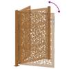 Garden Gate 100 X 125 Cm Weathering Steel Leaf Design