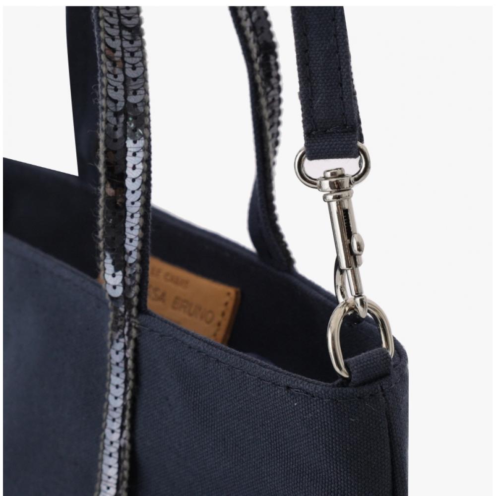 Vanessa Bruno Cabas Baby Sequin Mini Xs Tote Bag 0pve01 V40410 781