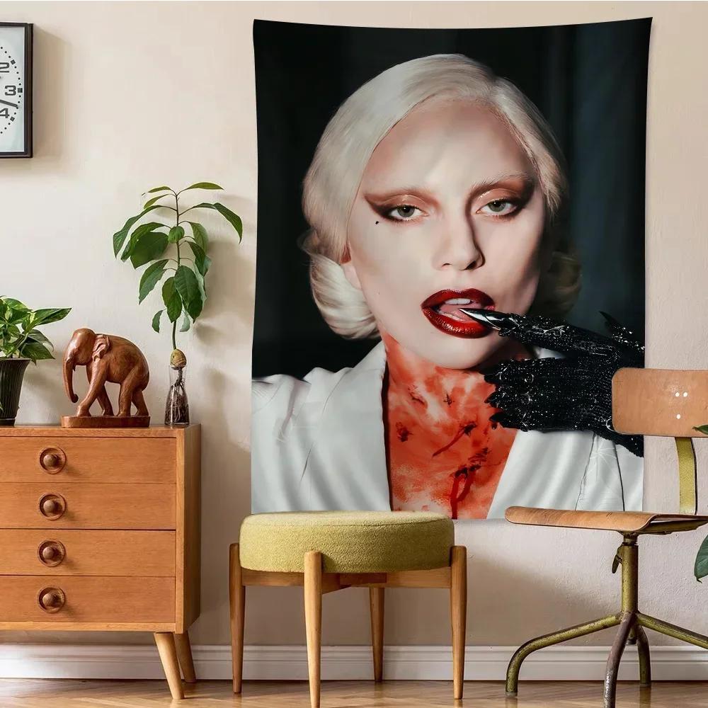 Lady Gaga Sängerin Hängendes Böhmisches Wandteppich Günstig Hippie Wandbehang Böhmische Wandteppiche Mandala Wandbehang Heimdekoration