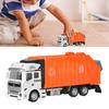 1:48 Pull Back Garbage Truck Toy Alloy Plastic Delivery Trash Truck Vehicles Toys Decoration for Boys