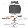 Mini Ceiling Fan Light Remote Control Kit 110-240V AC Timing Control Switch for Small Apartment Home Use