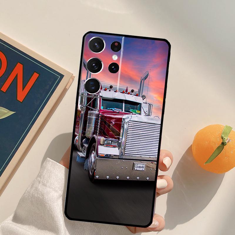 

Heavy Truck Car Phone Case For Samsung Galaxy S22 S23 S21 Ultra S20 FE S8 S9 S10 Plus Note 10 20 Ultra Cover Galaxy S22