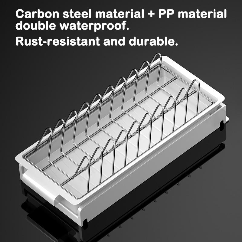 Rack Draining Storage Shelf Kitchen Utensil Holder Countertop Drainer Space-Saving Dryer Rack For Dishes Cups Plate Dish Drain