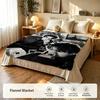 Celebrity L-Lee D-Dongwook Throw Flannel Blanket Suitable for Sofas Beds Offices Travel, Camping Chairs