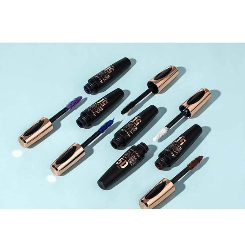 5D Colorful Mascara - Waterproof, Smudge-proof Curling & Volumizing Mascara For Daily & Party Makeup