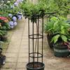 90cm/120cm/150cm/180cm/210cm Plant Support Stakes Vine Climbing Bracket for Potted Plants Garden Tools  Semicircle Trellis