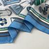 Scarf with print, women' synthetic silk, gift scarf, 70x70