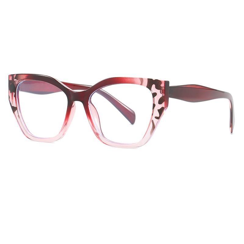 New Fashion Leopard Eyeglasses Frame Anti Blue Ray Women Retro Men Trend Transparent Universal Glasses Female