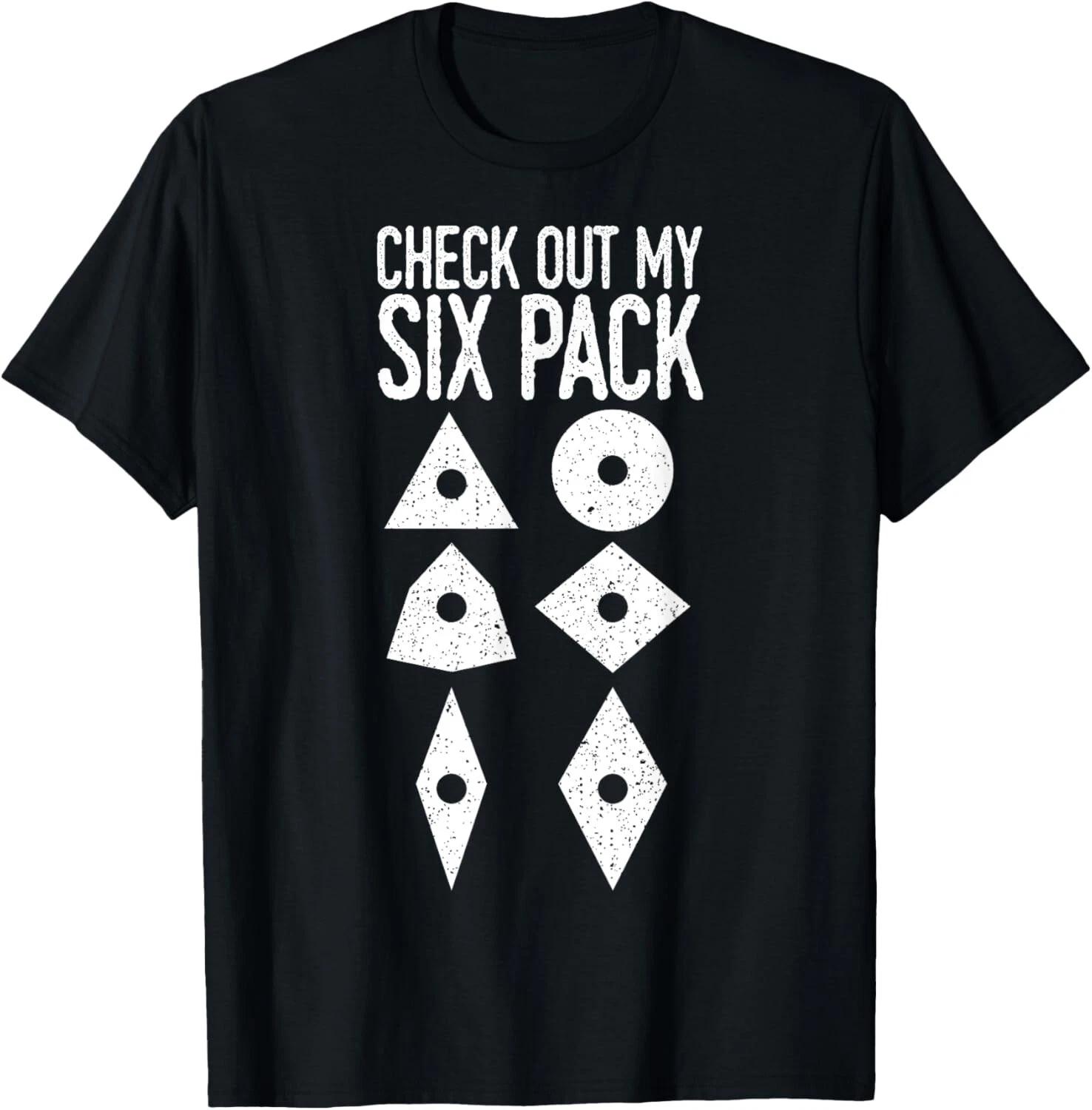Machinist Six Pack CNC Machine Tools Machinery Operator Job Gift Unisex T-Shirt 3XL